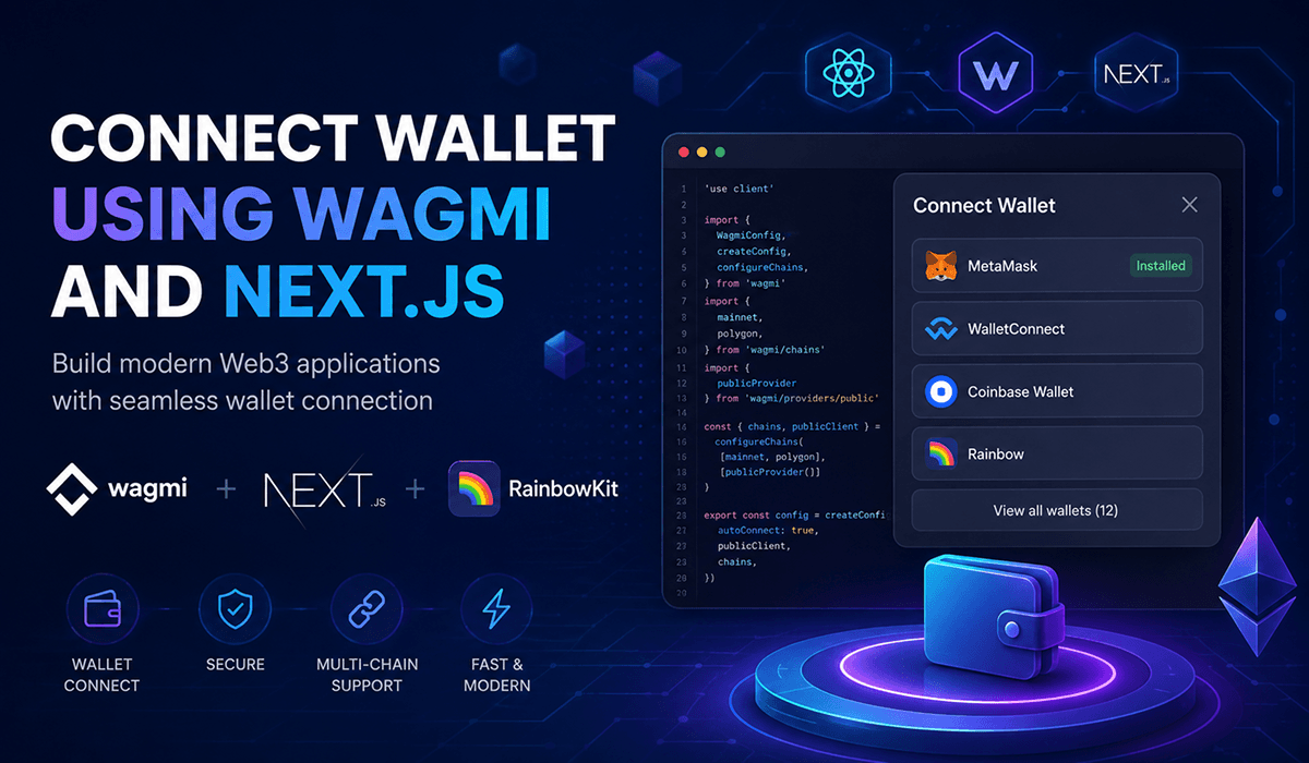 Connect Wallet Using Wagmi And Nextjs